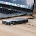 Miniatyrbild 11 av 11: ALOGIC USB-C Fusion MAX 6-i-1-Hubb V2 HDMI, USB, Ethernet och PD – Rymdgrå