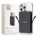 Miniatyrbild 1 av 10: Tech-Protect Magsafe Powerbank 10000mAh PB31 LifeMag - Svart
