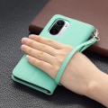 Miniatyrbillede 7 af 8: Litchi Wallet Case til Xiaomi Mi 11i / Poco F3 - Turkis