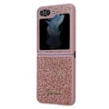 Miniatyrbild 6 av 8: Guess Galaxy Z Flip 5 Mobilskal Glitter Script - Rosa