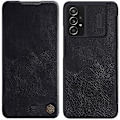 Miniatyrbild 1 av 9: Nillkin Galaxy A73 Fodral Qin läder Holster - Svart Svart