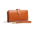 Miniatyrbillede 1 af 7: Lynlås Clutch Multipurpose Pung - Brun Brown