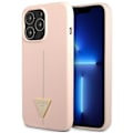 Miniatyrbild 1 av 8: Guess iPhone 13 Pro Max Skal Silicone Triangle - Rosa