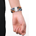 Miniatyrbild 3 av 6: Braided Fabric kompatibelt armband Apple Watch 4/5/6/7/SE (44/45mm) Rosa/Lila