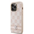 Miniatyrbild 1 av 11: DKNY iPhone 15 Pro Mobilskal Läder Checkered Mono Pattern