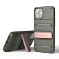 Miniatyrbillede 1 af 11: VRS DESIGN Damda QuickStand Skal iPhone 12 Mini - Bronze Grön