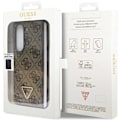 Miniatyrbild 7 av 7: Guess Galaxy Z Fold 5 Mobilskal Läder Diamond Triangle - Brun