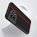 Miniatyrbild 6 av 9: OnePlus 11 5G Mobilskal Carbon Fiber PU-Läder - Gul