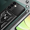 Miniatyrbild 8 av 11: Galaxy S24 Plus Mobilskal Hybrid Armor Camshield - Svart Svart