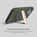 Pikkukuva 6 / 10: VRS DESIGN Damda QuickStand Skal iPhone 12 Pro Max - Grön Bronze
