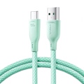 Miniatyrbild 1 av 9: Joyroom USB-C till USB-A kabel 100W 1m Multi-Color - Grön