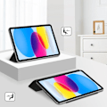 Miniatyrbild 4 av 5: Tech-Protect iPad 10.9 (2022) Fodral Smartcase Magnetic - Svart