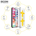 Miniatyrbild 3 av 8: BOOM Curved Härdat Glas Skärmskydd iPhone XS Max Transparent