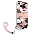 Miniatyrbild 4 av 8: Guess Camo Strap Collection Skal iPhone 13 mini - Rosa Rosa