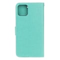 Pikkukuva 2 / 5: Imprint Läder Plånboksfodral iPhone 12 Pro Max - Cyan