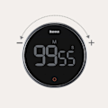 Miniatyrbild 7 av 11: BASEUS Heyo Pro Roterande Elektronisk Timer - Grå