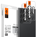 Miniatyrbild 1 av 8: [2-Pack] Spigen Galaxy S24 Ultra Kameralinsskydd Härdat glas EZ-Fit