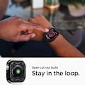 Miniatyrbild 4 av 5: SPIGEN Rugged Armor Apple Watch 4/5/6/7/8/SE (44/45mm) Skal - Svart Svart