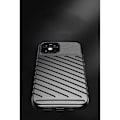 Miniatyrbild 3 av 7: Thunder Twill Texture Skal iPhone 12 & 12 Pro - Svart Svart