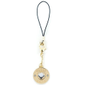 Miniatyrbild 1 av 2: Guess Mobilrem Heart Diamond Charm med Rhinestones Svart