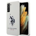 Miniatyrbild 1 av 5: US Polo Silicone Logo Skal Galaxy S21 Plus - Vit Vit
