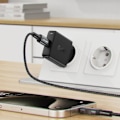 Miniatyrbild 4 av 5: Acefast Väggladdare USB-C 20W GaN - Svart Svart