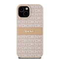 Miniatyrbild 5 av 11: DKNY iPhone 15/14 Plus Mobilskal Läder Mono Stripe & Metal Logo
