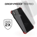 Miniatyrbild 3 av 6: Ghostek Covert 2 Skal till Apple iPhone XS / X - Röd Röd