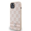 Miniatyrbild 2 av 8: DKNY iPhone 15/14 Plus Mobilskal Läder Checkered Mono Pattern