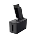 Pikkukuva 5 / 5: Bluelounge CableBox mini Station - musta Black