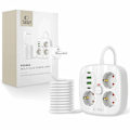 Pikkukuva 7 / 7: Tech-Protect Grenuttag PCS3X4 2 USB & 2 Typ-C & 3 Socket 2m Vit