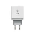 Miniatyrbild 2 av 3: SiGN Snabbladdare 4xUSB-A, PD & Q.C 3.0, 33W - Vit