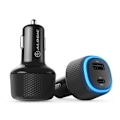 Miniatyrbillede 3 af 3: ALOGIC RAPID 2-ports USB-C og USB-A biloplader til bærbar og
