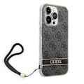Miniatyrbild 3 av 6: GUESS iPhone 14 Pro Max Skal Print Strap - Svart Svart