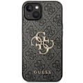 Miniatyrbild 6 av 11: Guess iPhone 15 Mobilskal Big Metall Logo - Grå