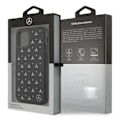 Miniatyrbild 11 av 11: Mercedes Silver Stars Pattern Skal iPhone 12 / 12 Pro - Svart Svart