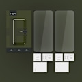 Miniatyrbild 4 av 4: [2-Pack] Hofi Galaxy S24 Skärmskydd i Härdat Glas Pro Plus - Svart Svart