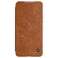Miniatyrbild 2 av 7: Nillkin Galaxy S22 Plus Plånboksfodral Qin Läder Pro Holster Flip - Brun