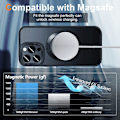 Miniatyrbild 5 av 6: iPhone 14 Plus Mobilskal Magsafe Ringhållare Kickstand - Svart Svart