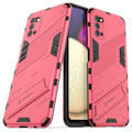 Miniatyrbild 1 av 4: Kick-stand mobilskal till Samsung Galaxy A03s - Rosa Rosa
