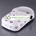Miniatyrbild 4 av 7: Foam Rubber Slipper hållare till iPhone 4G (Vit) Vit
