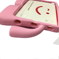 Miniatyrbild 3 av 3: 3D Cartoon Fodral för Barn till iPad 9.7 2017/2018 / Air / Air 2 - Rosa Rosa