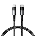 Miniatyrbild 1 av 5: Tech-Protect USB-C till USB-C Kabel (1m) Ultraboost - Svart