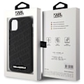 Miniatyrbild 8 av 8: KARL LAGERFELD iPhone 11/XR Mobilskal Quilted K Pattern - Svart Svart