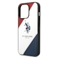 Miniatyrbild 6 av 8: US Polo iPhone 14 Pro Max Skal Tricolor Embossed - Vit