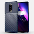 Miniatyrbild 1 av 7: Thunder Twill Texture Skal OnePlus 8 - Blå Blå