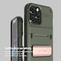 Pikkukuva 3 / 10: VRS DESIGN Damda QuickStand Skal iPhone 12 Pro Max - Grön Bronze