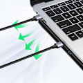 Miniatyrbild 4 av 6: Ugreen USB-A Till USB-A Kabel 1m - Grå