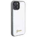 Miniatyrbild 4 av 8: Guess iPhone 15 Mobilskal Sequin Script Metal - Silver