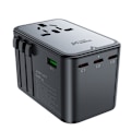 Miniatyrbild 5 av 6: Acefast Reseladdare Adaptrar 3x USB-C/2x USB-A - Svart Svart